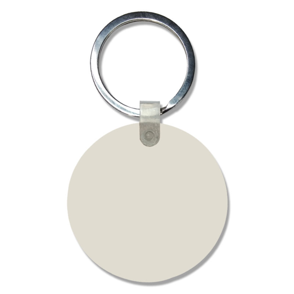 Circle Wooden Keychains Print Your Design