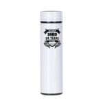 16oz/450ml Sublimation Smart Stainless Steel Flask w Temperature Display (White) Thumbnail