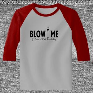 Raglan 3/4 Roundneck Shirt (Gray Body) Raglan 3/4 Roundneck Shirt (Gray Body) Thumbnail