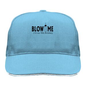 Sandwich Twill Cap with White Line Sandwich Twill Cap with White Line Thumbnail